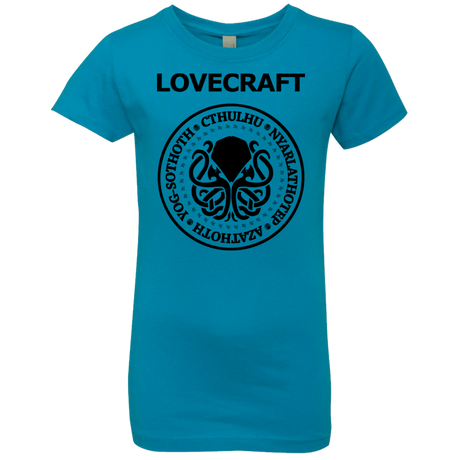 T-Shirts Turquoise / YXS Lovecraft Girls Premium T-Shirt