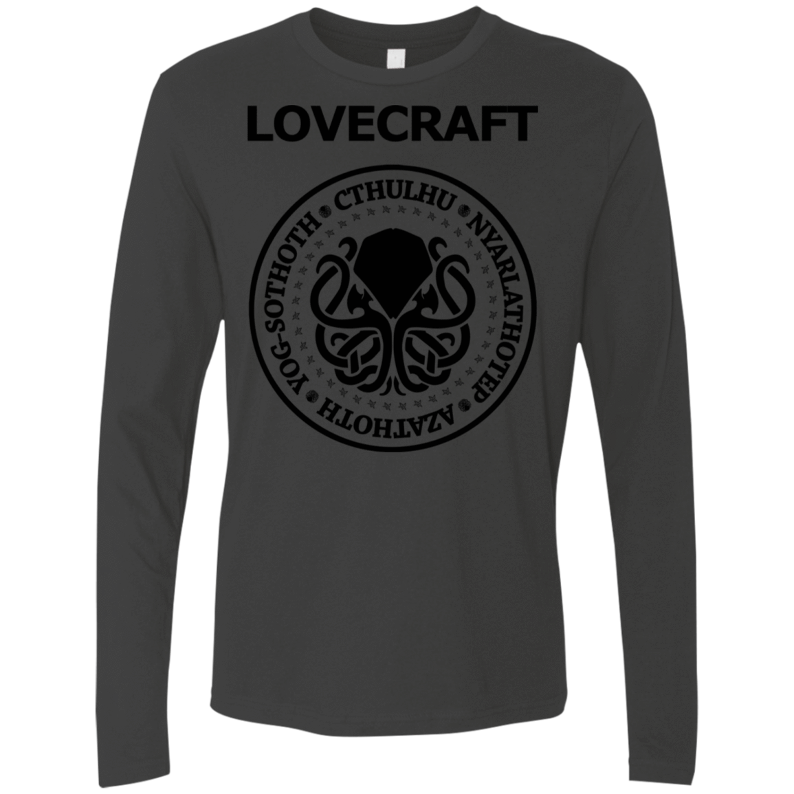 T-Shirts Heavy Metal / S Lovecraft Men's Premium Long Sleeve