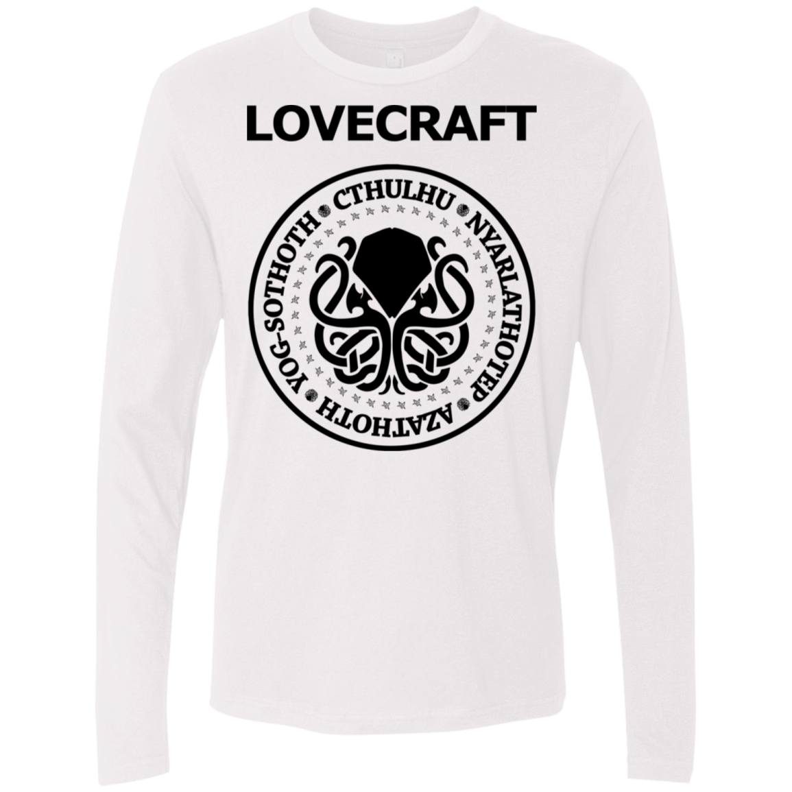 T-Shirts White / S Lovecraft Men's Premium Long Sleeve