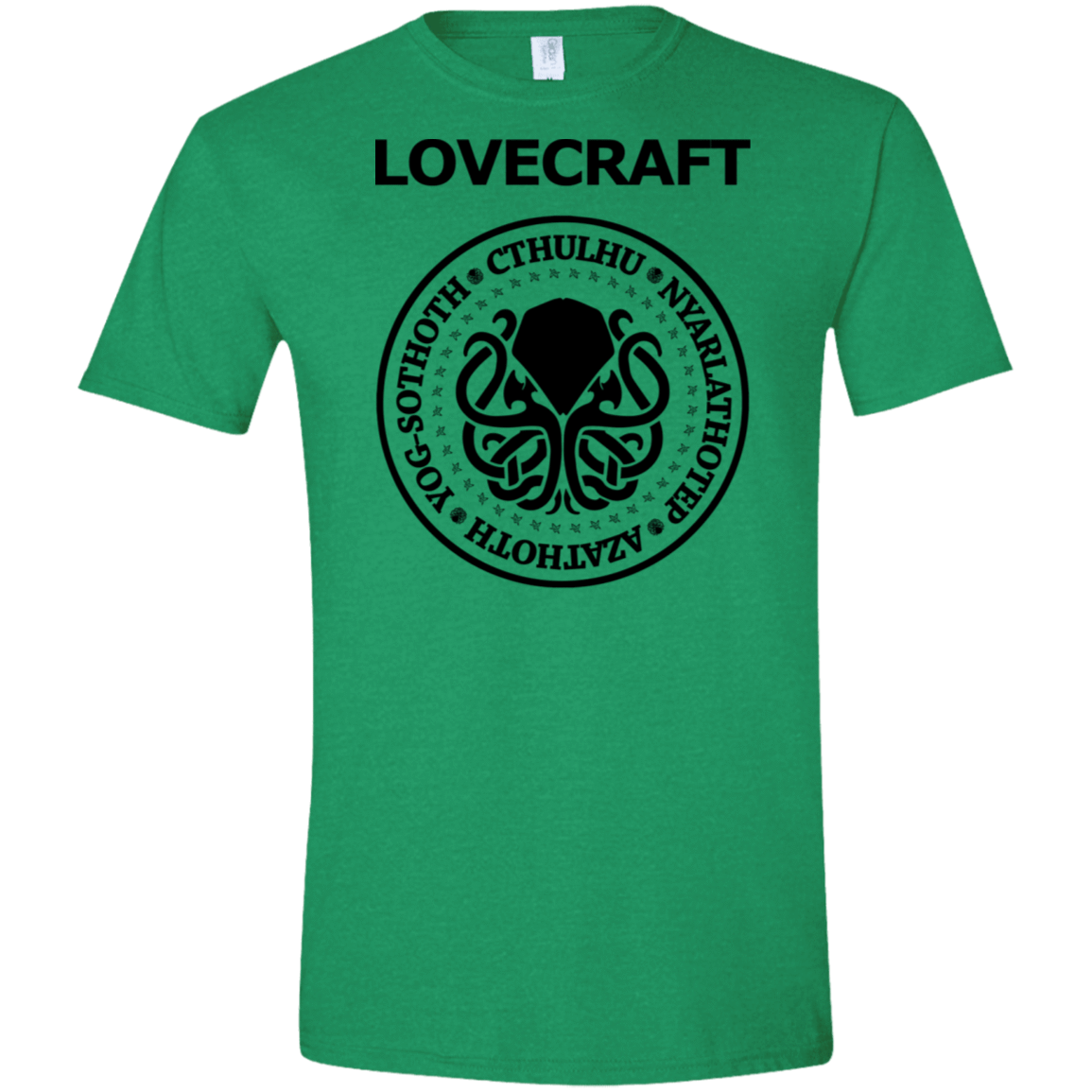 T-Shirts Heather Irish Green / S Lovecraft Men's Semi-Fitted Softstyle