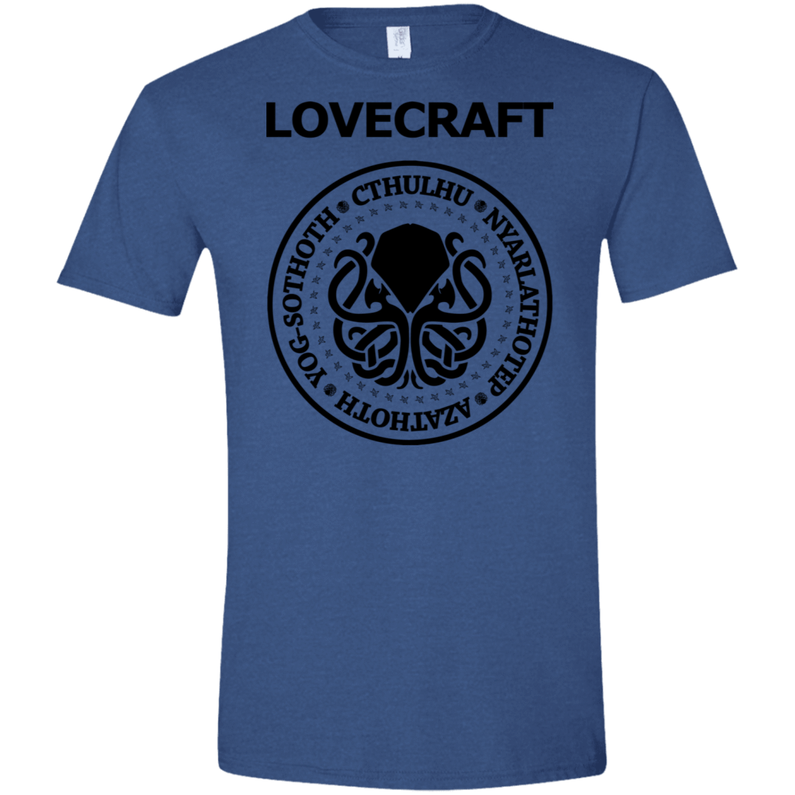 T-Shirts Heather Royal / X-Small Lovecraft Men's Semi-Fitted Softstyle