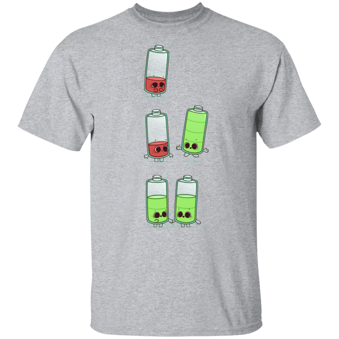 T-Shirts Sport Grey / YXS Low Battery Youth T-Shirt