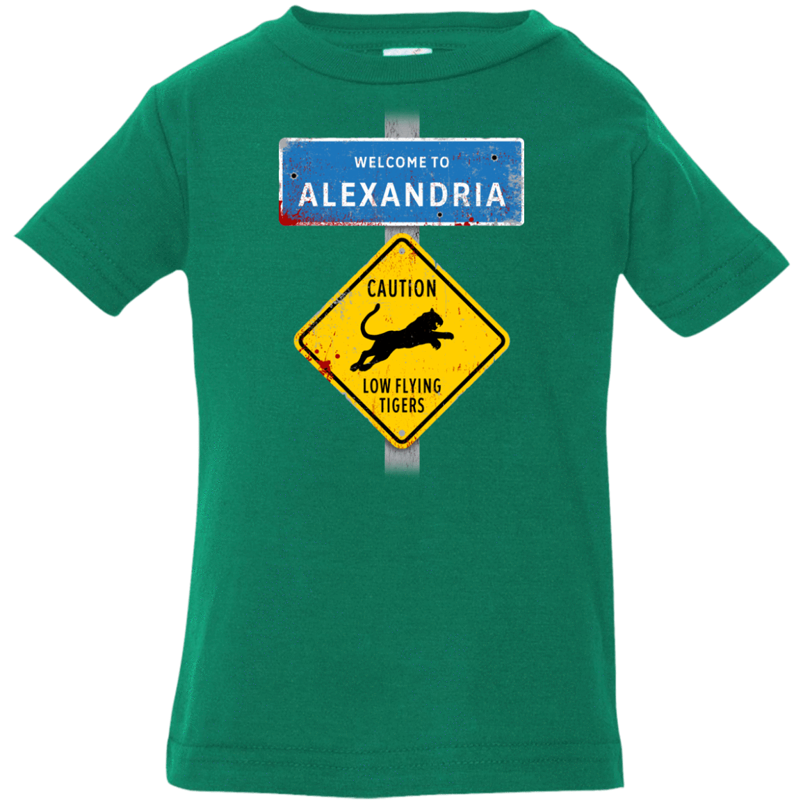 T-Shirts Kelly / 6 Months Low Flying Tigers Infant Premium T-Shirt