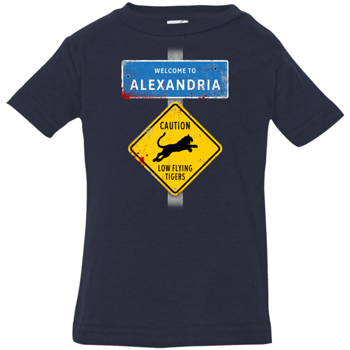 T-Shirts Navy / 6 Months Low Flying Tigers Infant Premium T-Shirt