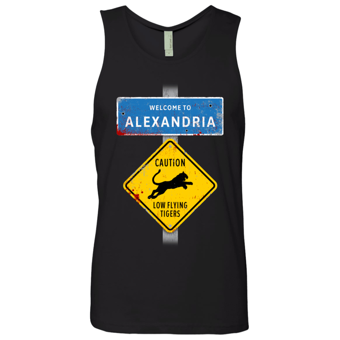 T-Shirts Black / Small Low Flying Tigers Men's Premium Tank Top