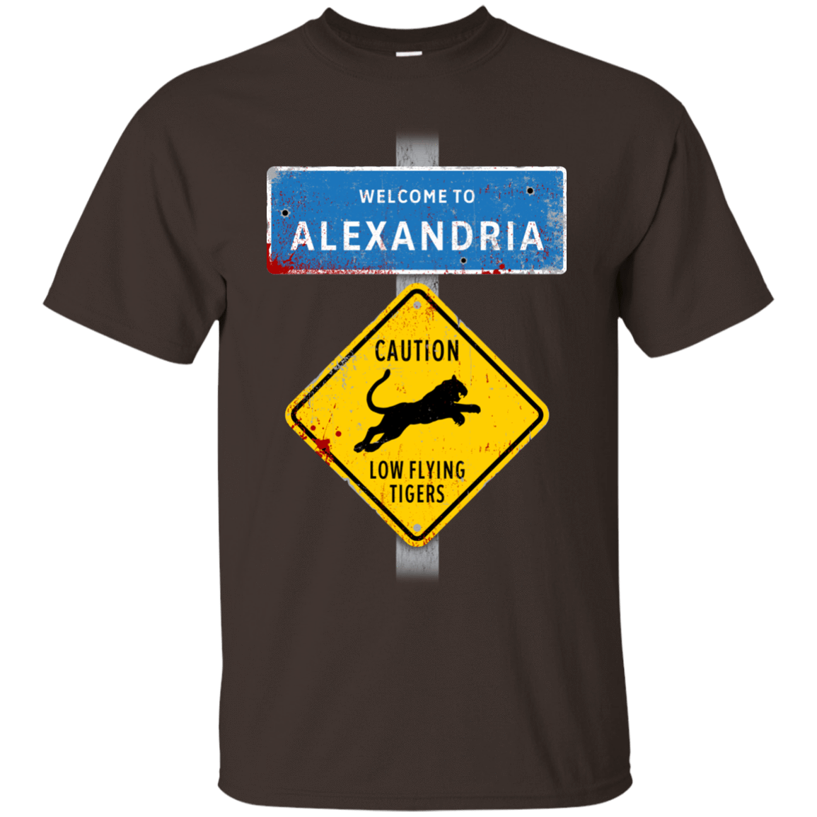 T-Shirts Dark Chocolate / Small Low Flying Tigers T-Shirt