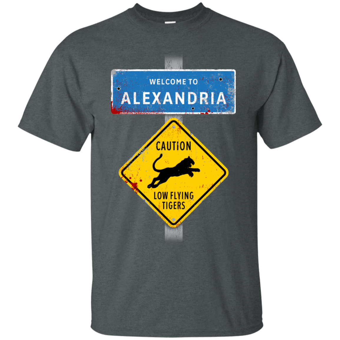 T-Shirts Dark Heather / Small Low Flying Tigers T-Shirt