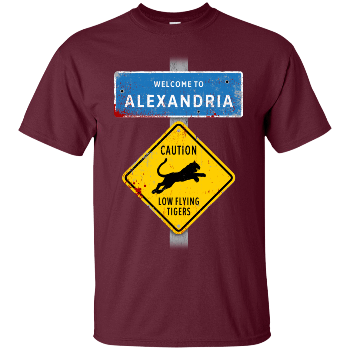 T-Shirts Maroon / Small Low Flying Tigers T-Shirt