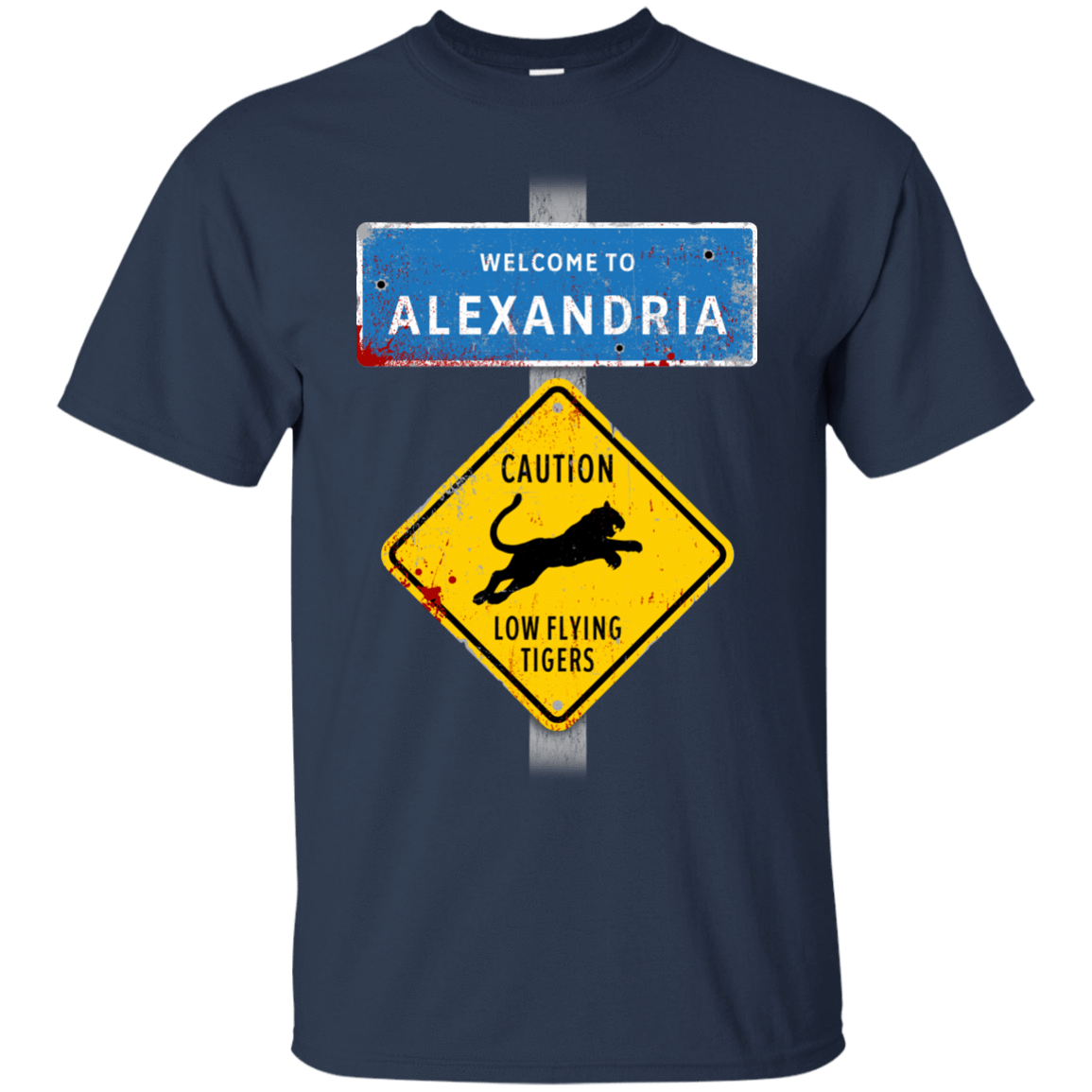 T-Shirts Navy / Small Low Flying Tigers T-Shirt