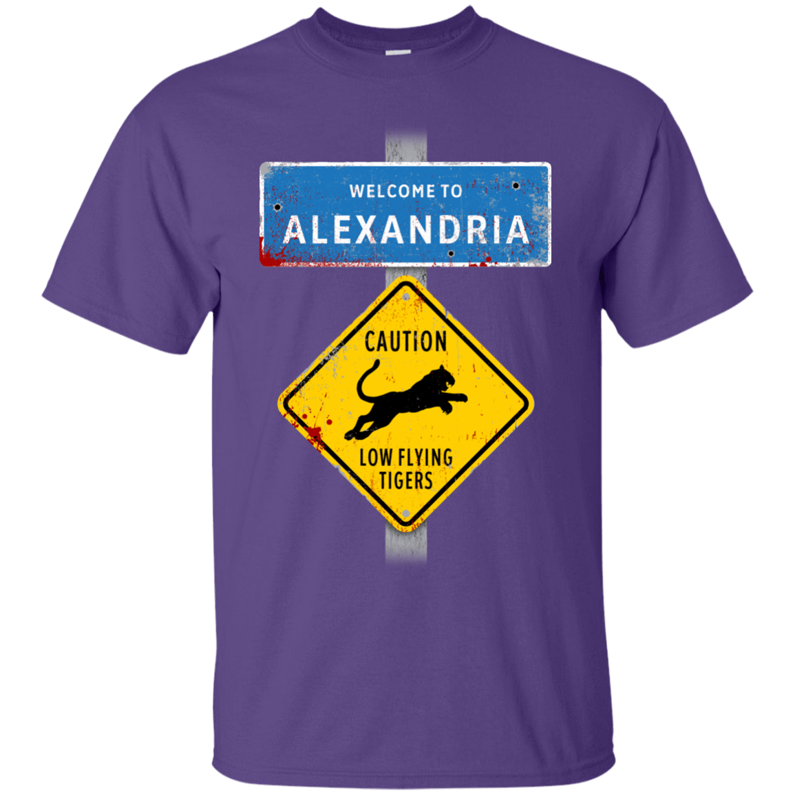 T-Shirts Purple / Small Low Flying Tigers T-Shirt