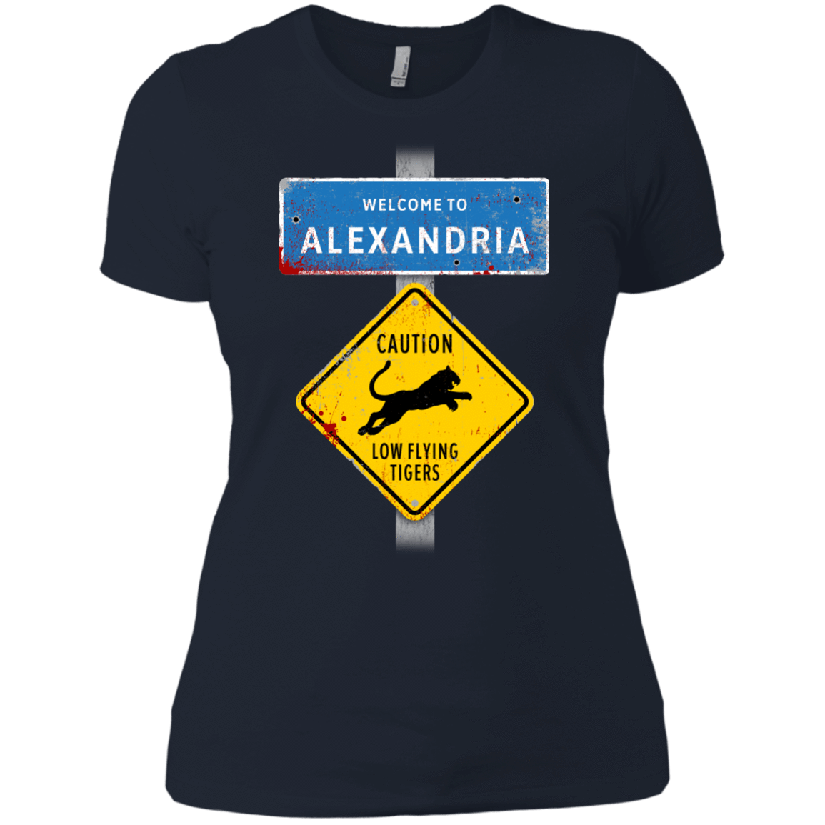 T-Shirts Midnight Navy / X-Small Low Flying Tigers Women's Premium T-Shirt