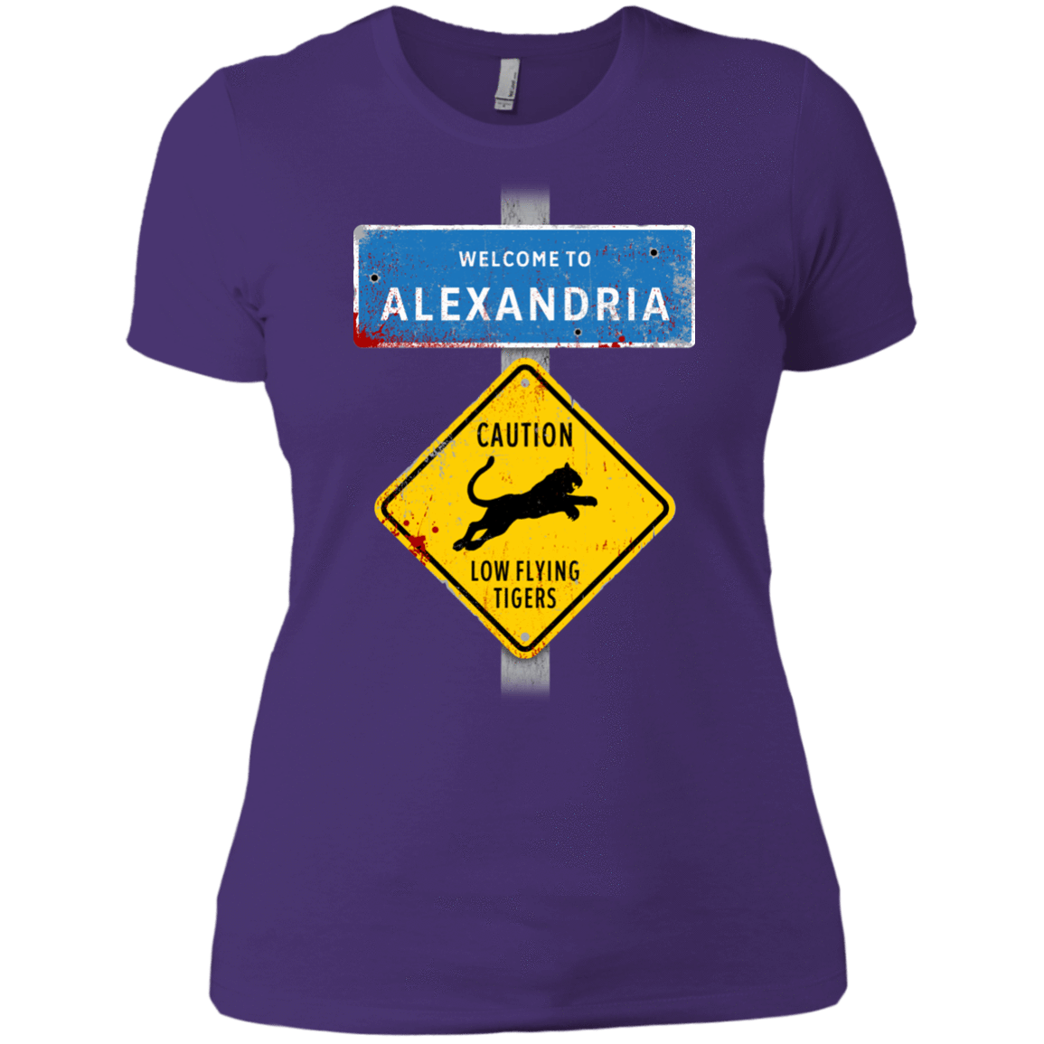 T-Shirts Purple / X-Small Low Flying Tigers Women's Premium T-Shirt