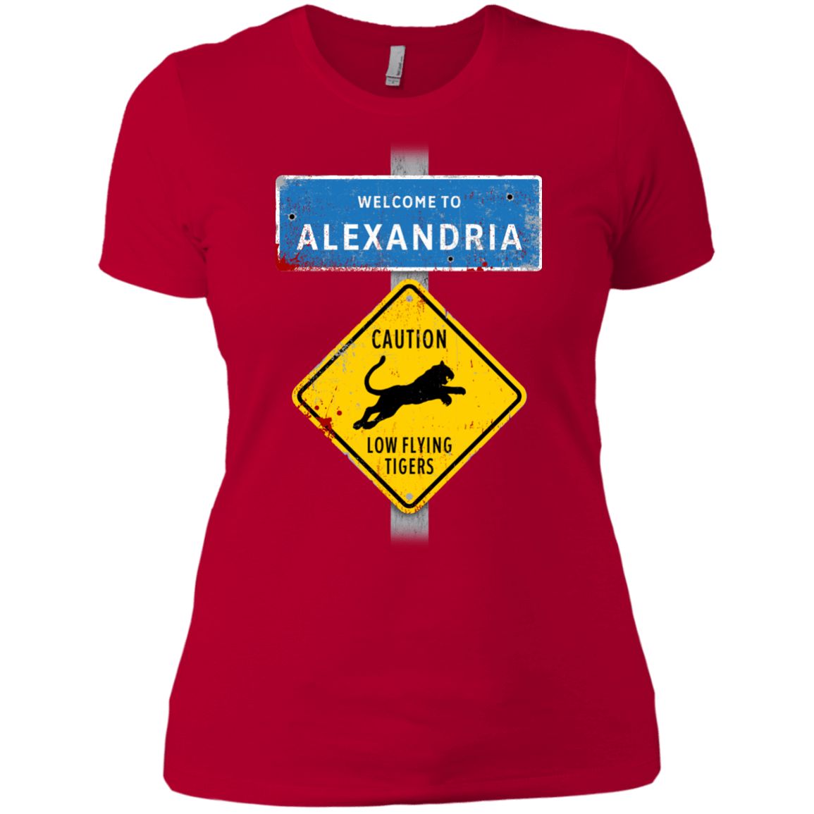 T-Shirts Red / X-Small Low Flying Tigers Women's Premium T-Shirt