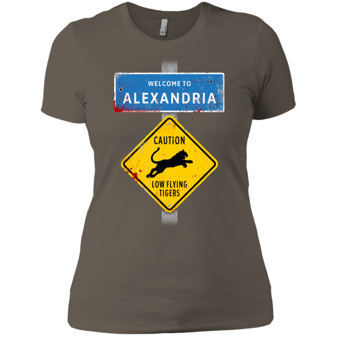 T-Shirts Warm Grey / X-Small Low Flying Tigers Women's Premium T-Shirt