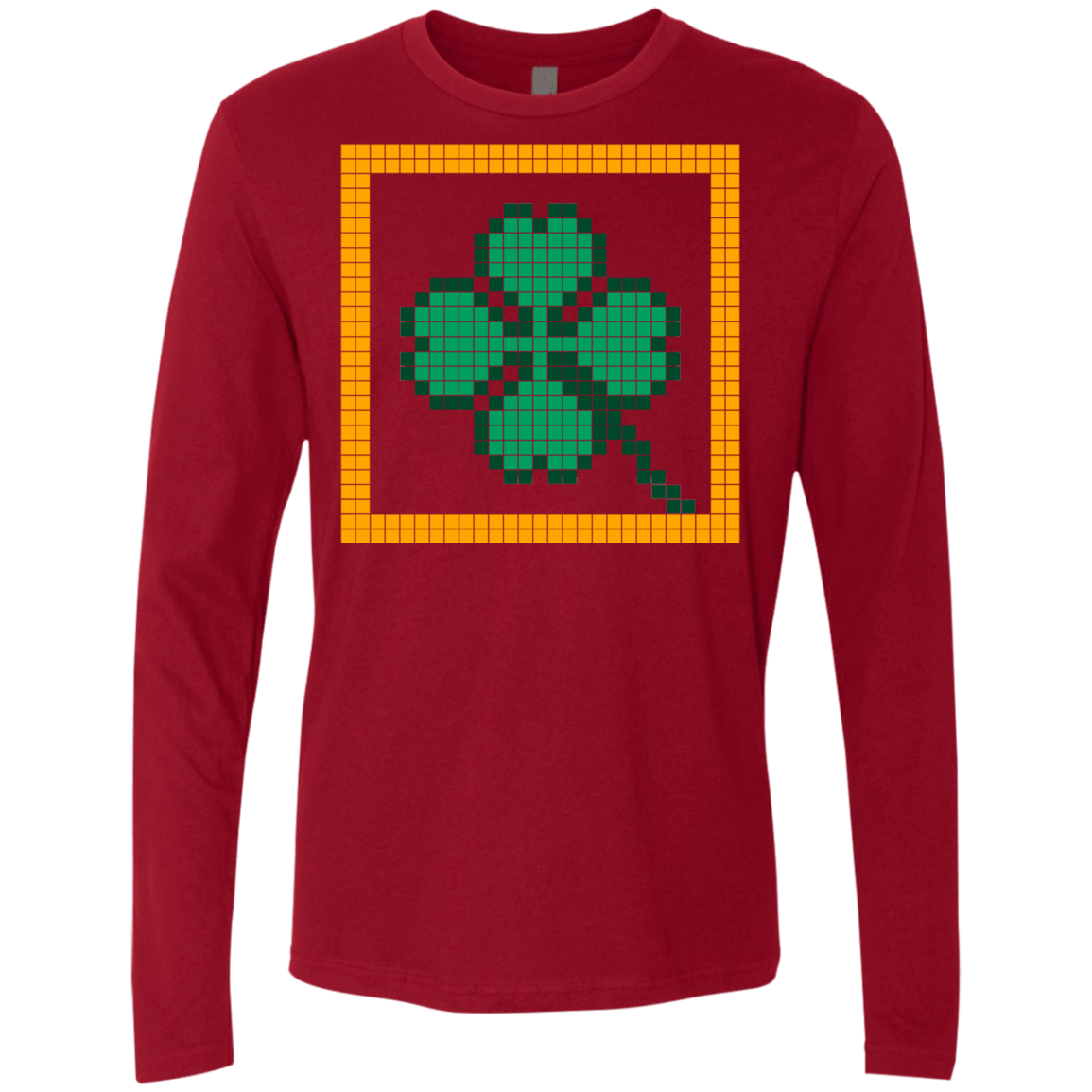 T-Shirts Cardinal / Small Low Resolution Irish Men's Premium Long Sleeve