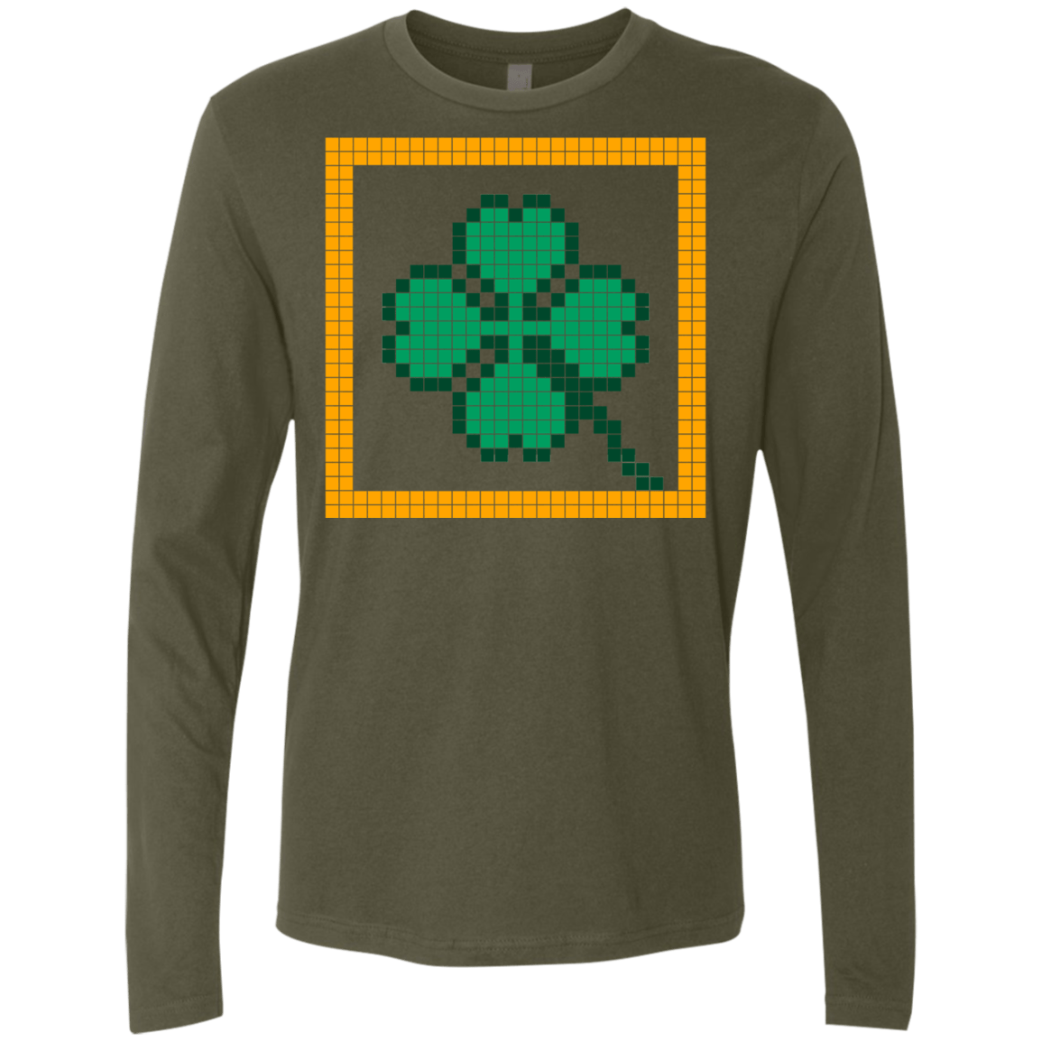 T-Shirts Military Green / Small Low Resolution Irish Men's Premium Long Sleeve