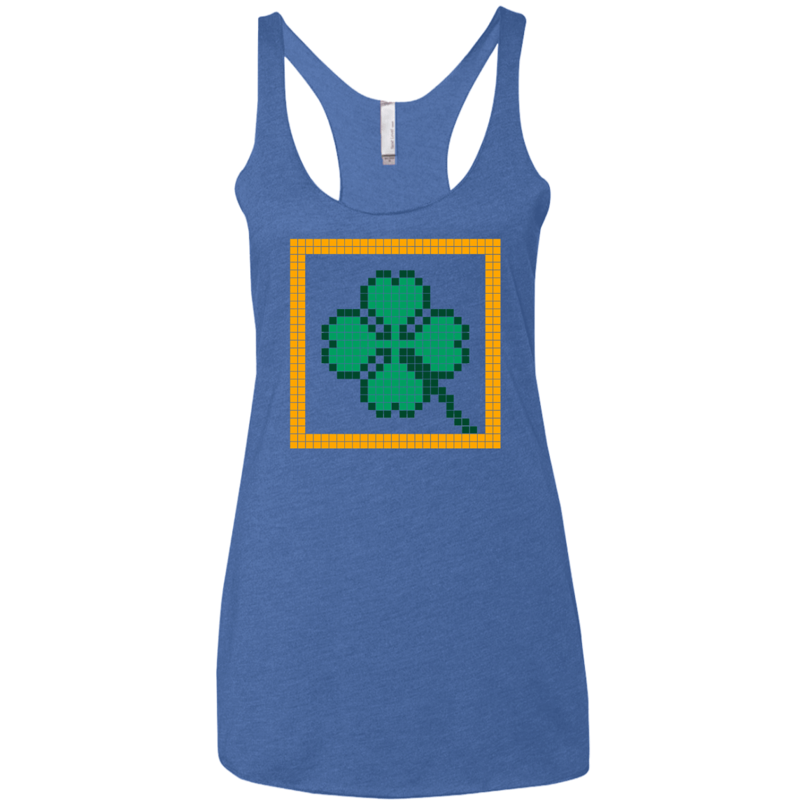 T-Shirts Vintage Royal / X-Small Low Resolution Irish Women's Triblend Racerback Tank