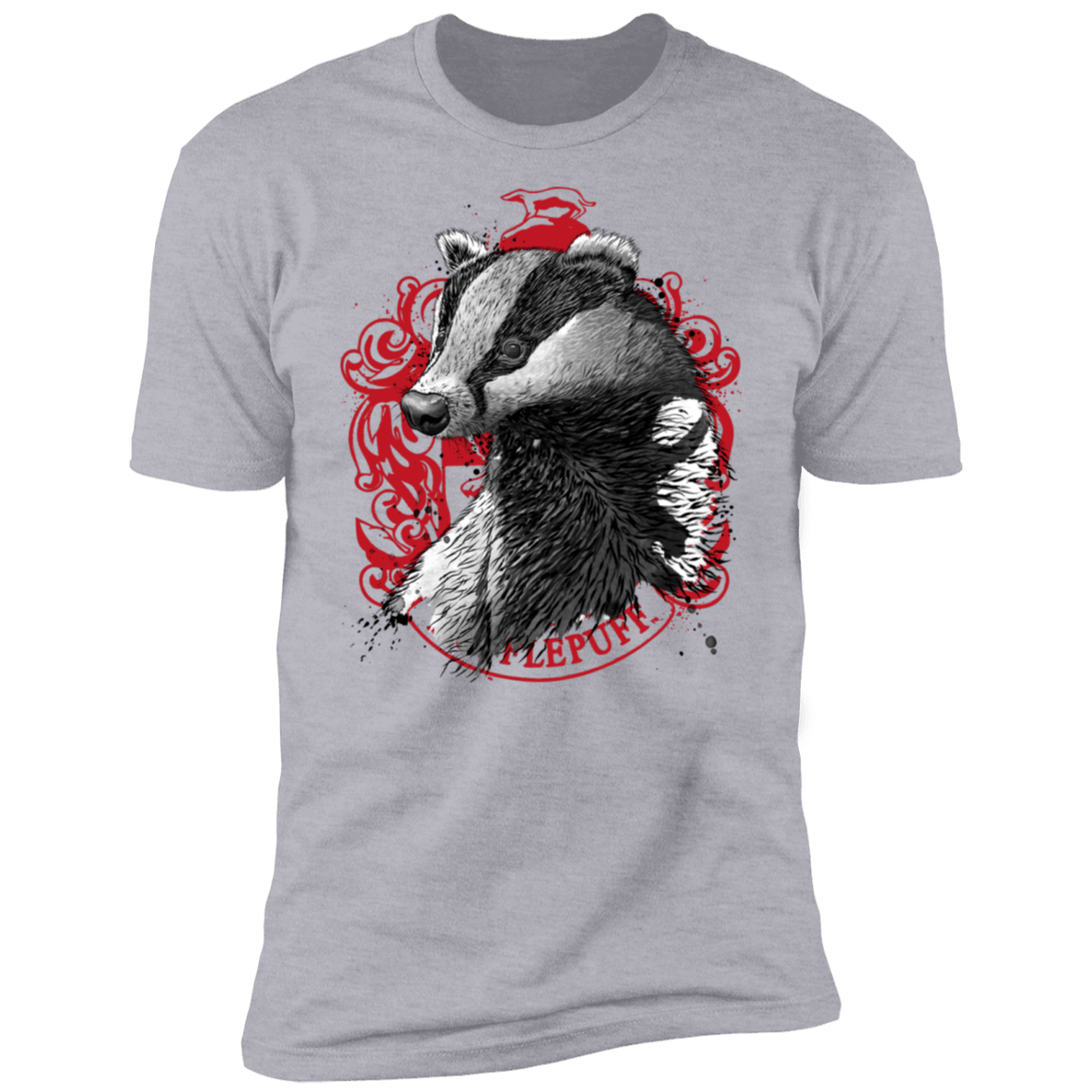 T-Shirts Heather Grey / S Loyalty and Fairness sumi-e Men's Premium T-Shirt