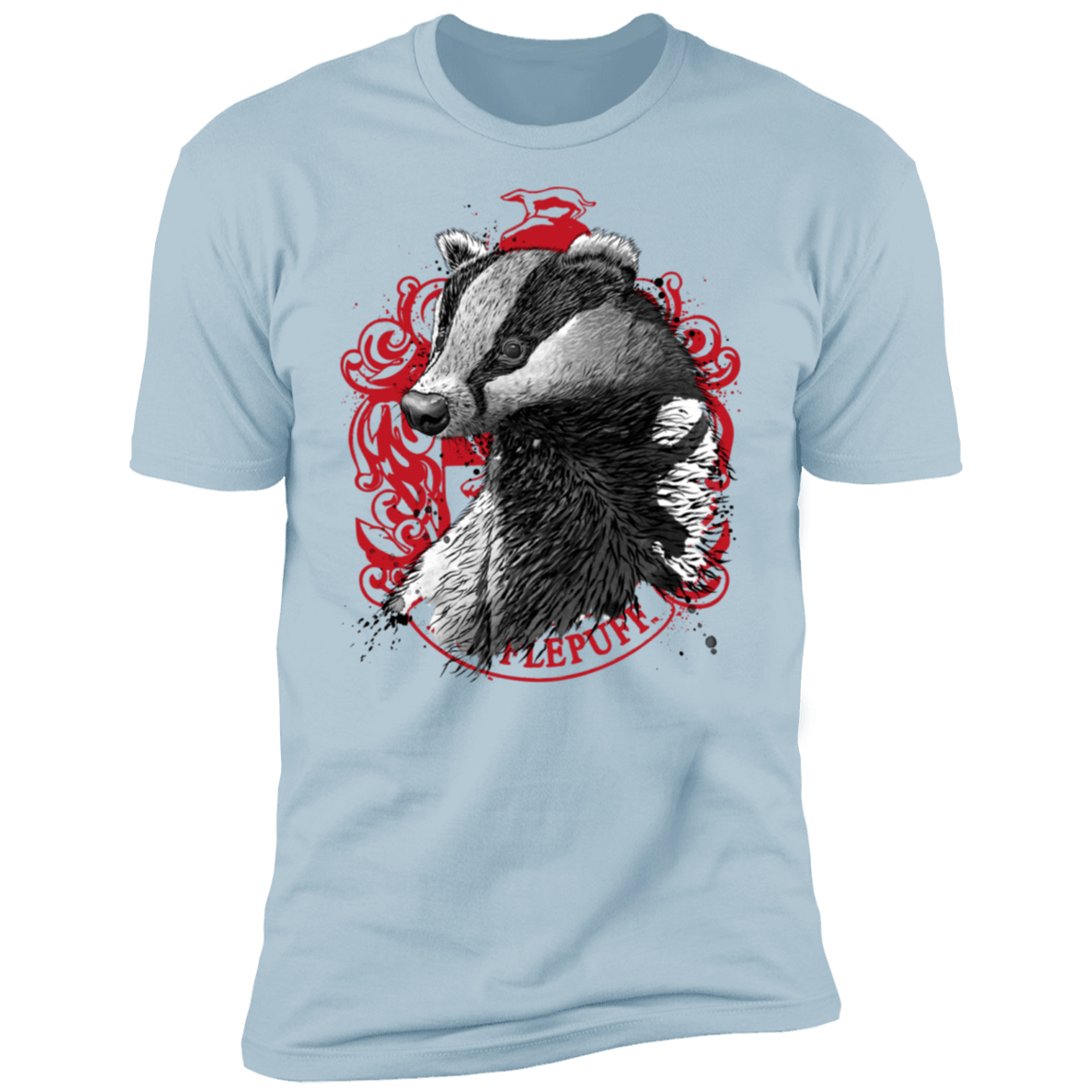 T-Shirts Light Blue / S Loyalty and Fairness sumi-e Men's Premium T-Shirt