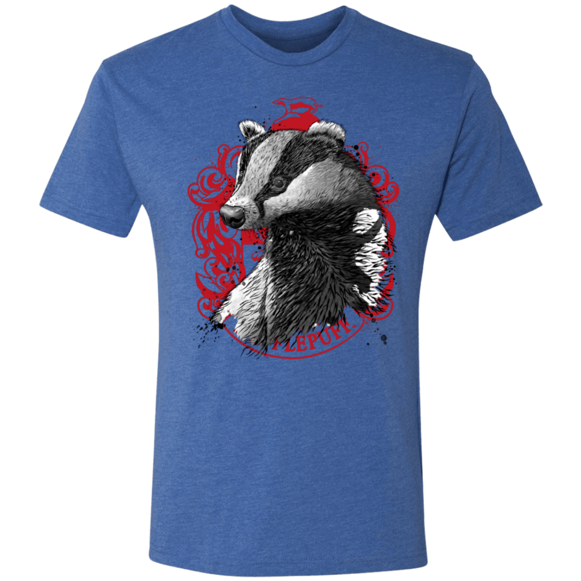 T-Shirts Vintage Royal / S Loyalty and Fairness sumi-e Men's Triblend T-Shirt