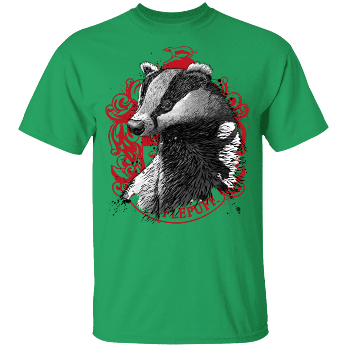 T-Shirts Irish Green / YXS Loyalty and Fairness sumi-e Youth T-Shirt