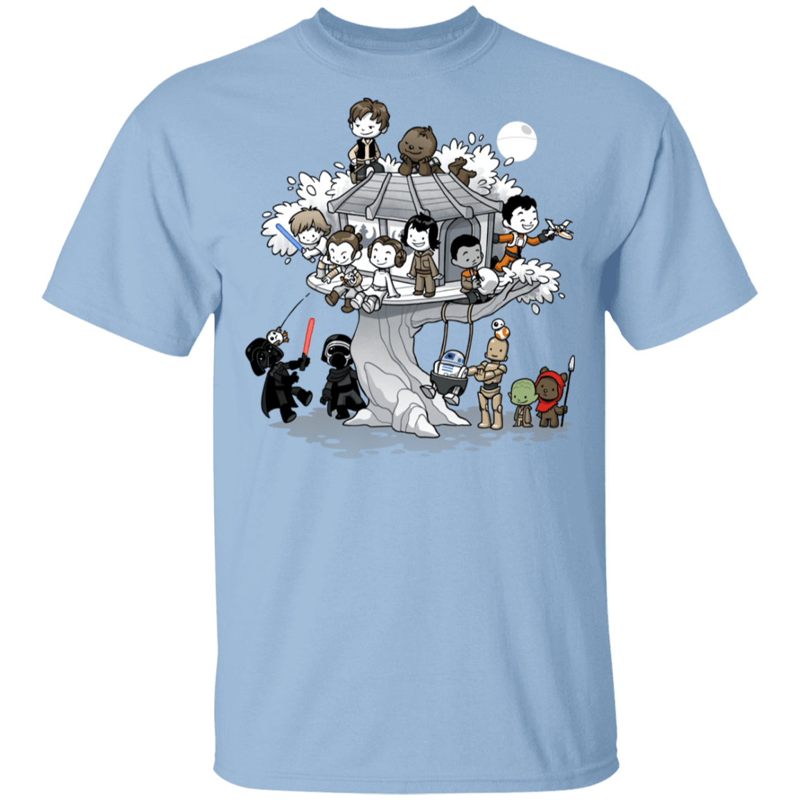 T-Shirts Light Blue / YXS LT Side Club Youth T-Shirt