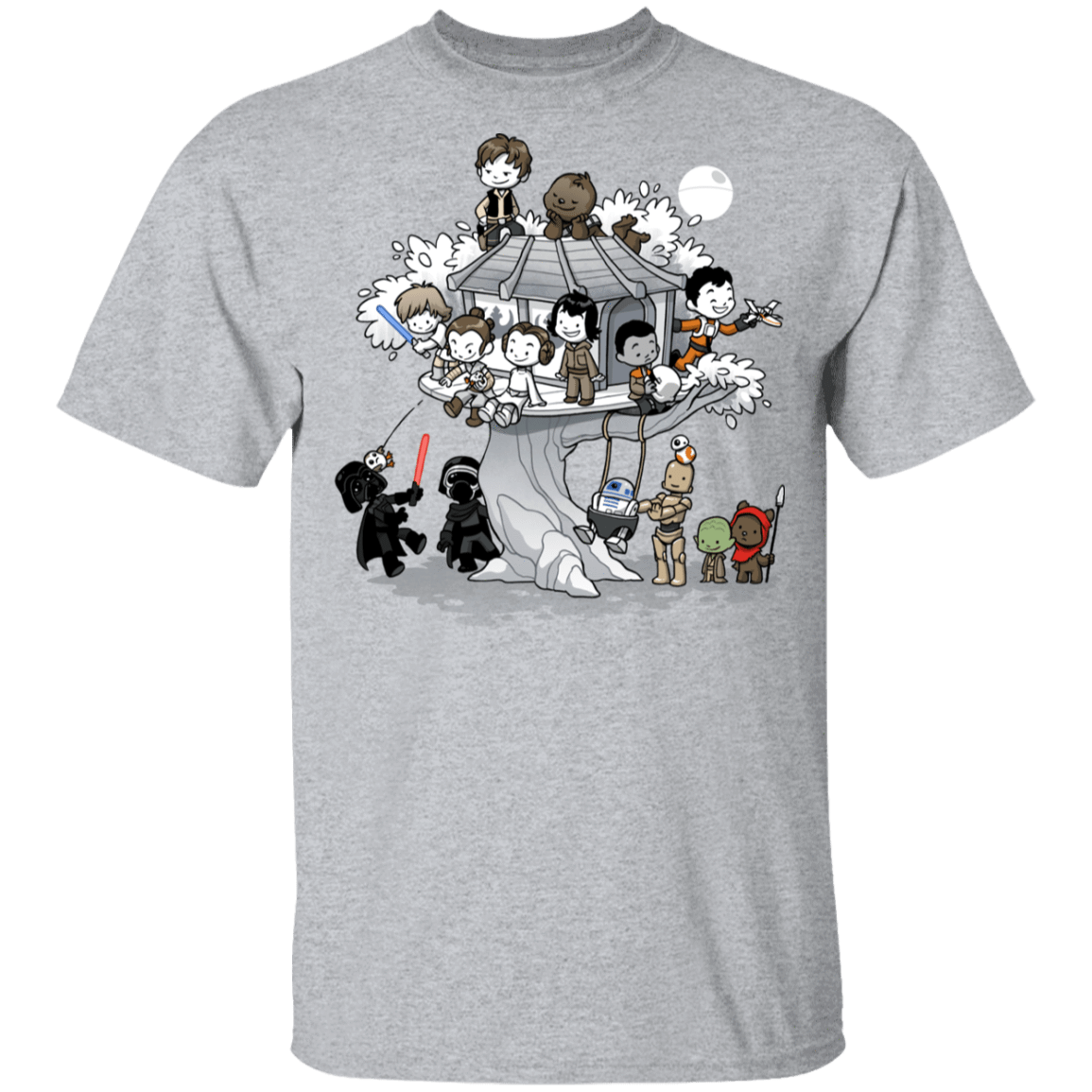 T-Shirts Sport Grey / YXS LT Side Club Youth T-Shirt