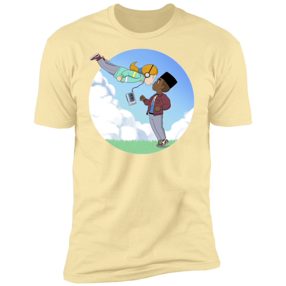 T-Shirts Banana Cream / S Lucas and Max Men's Premium T-Shirt