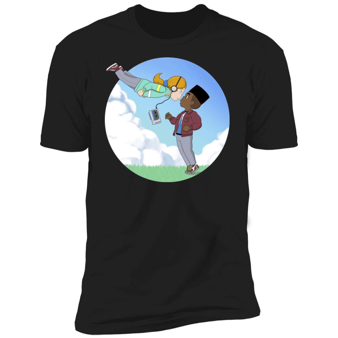 T-Shirts Black / S Lucas and Max Men's Premium T-Shirt