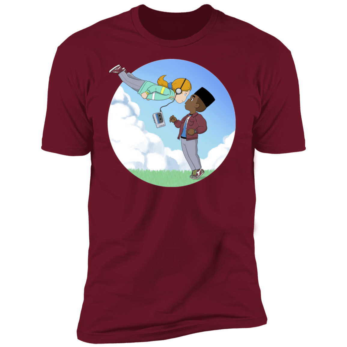 T-Shirts Cardinal / S Lucas and Max Men's Premium T-Shirt