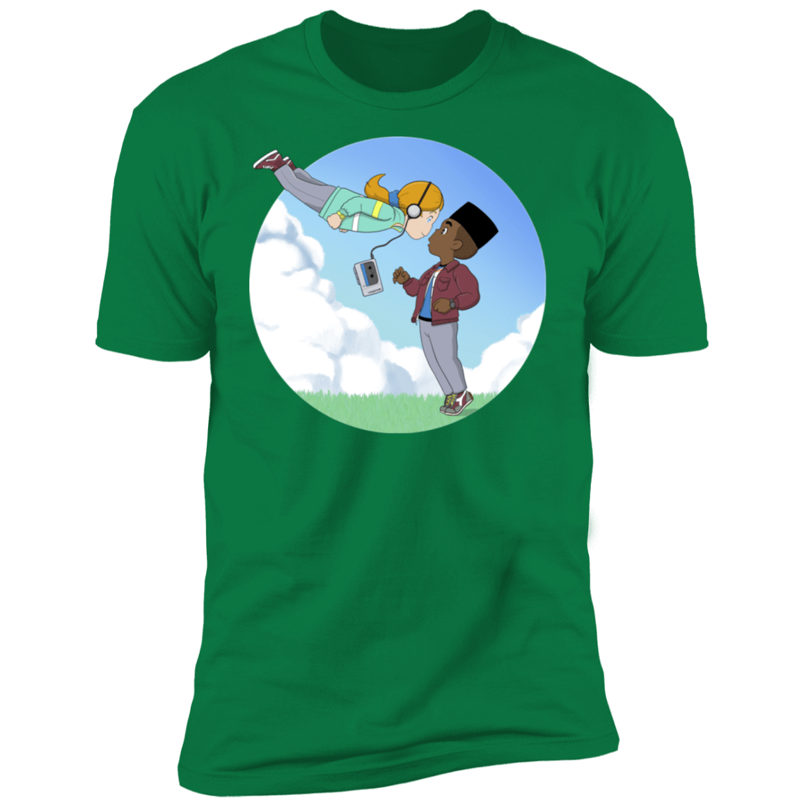 T-Shirts Kelly Green / S Lucas and Max Men's Premium T-Shirt