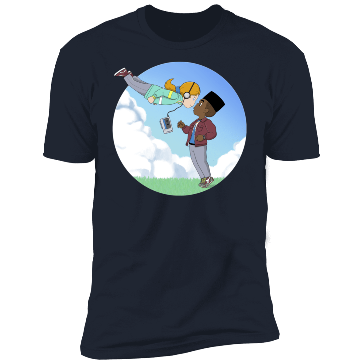 T-Shirts Midnight Navy / S Lucas and Max Men's Premium T-Shirt