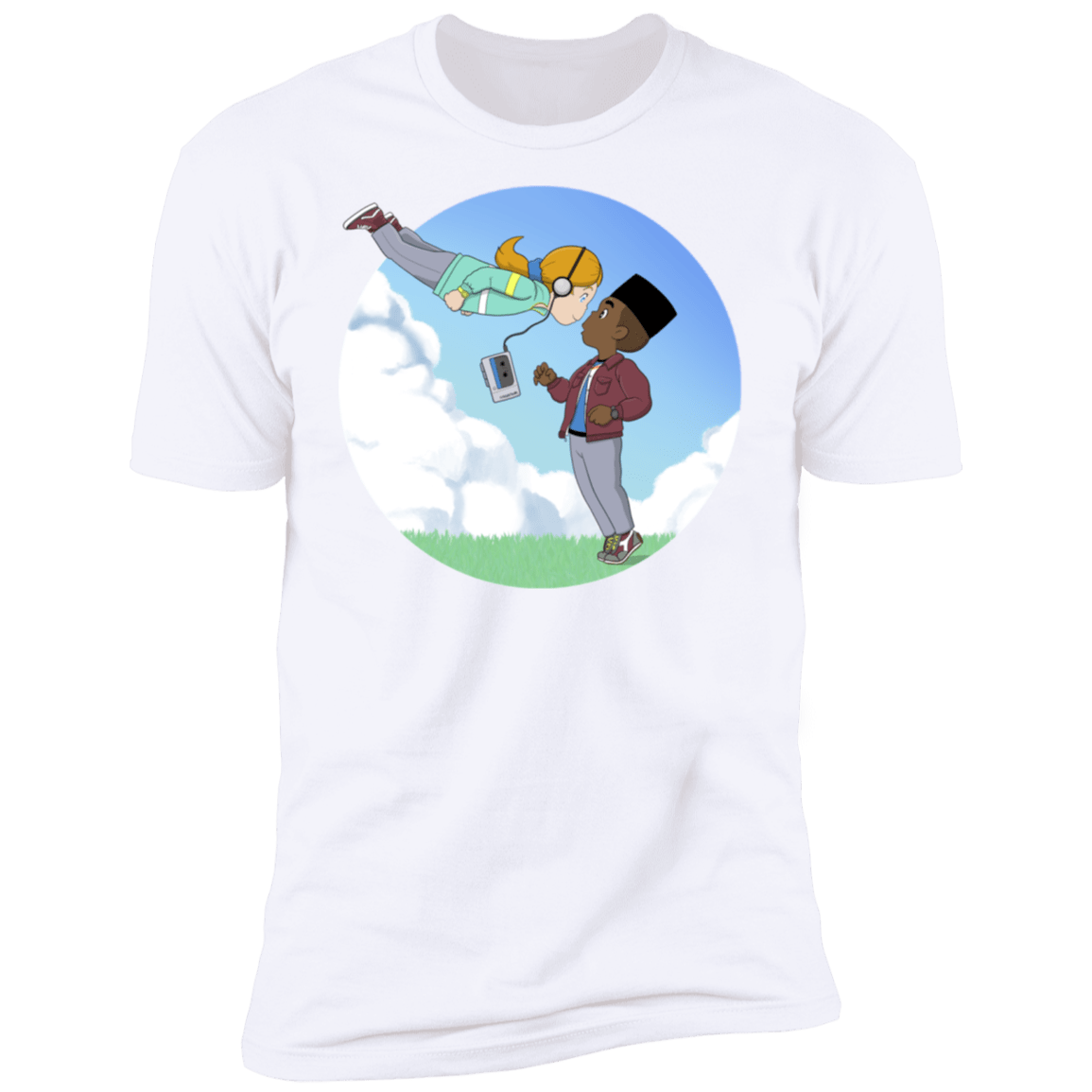 T-Shirts White / S Lucas and Max Men's Premium T-Shirt