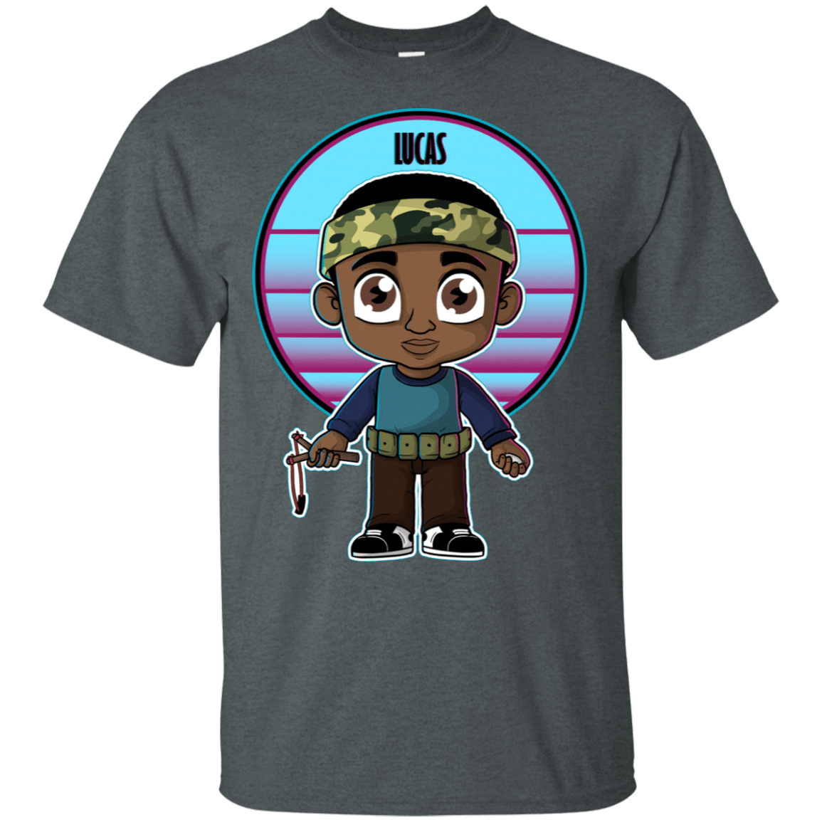 T-Shirts Dark Heather / S Lucas Pop T-Shirt