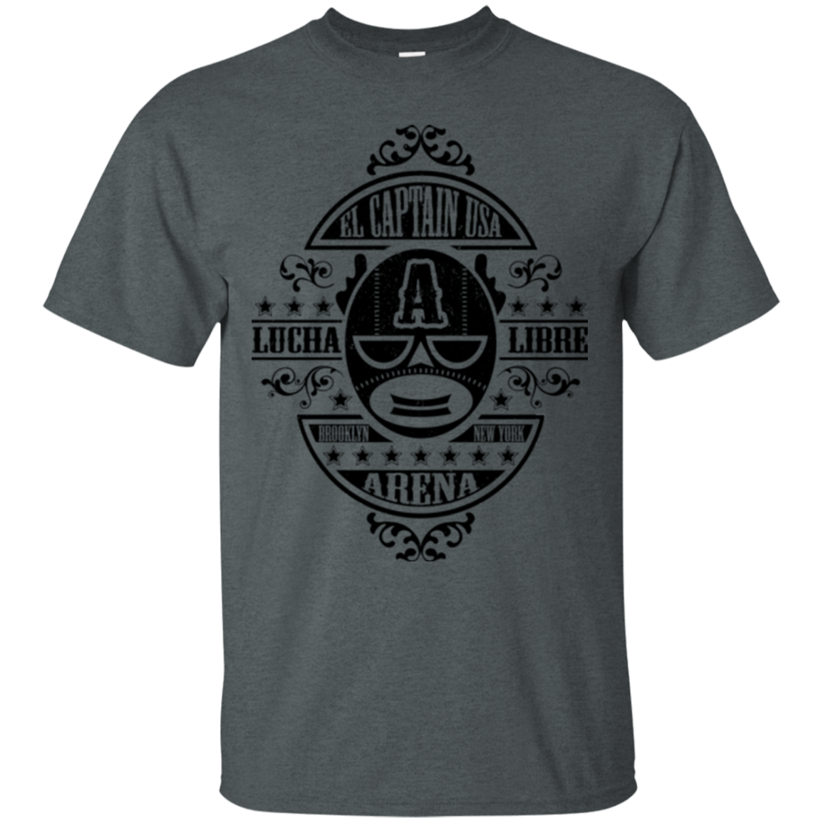 T-Shirts Dark Heather / Small Lucha Captain T-Shirt