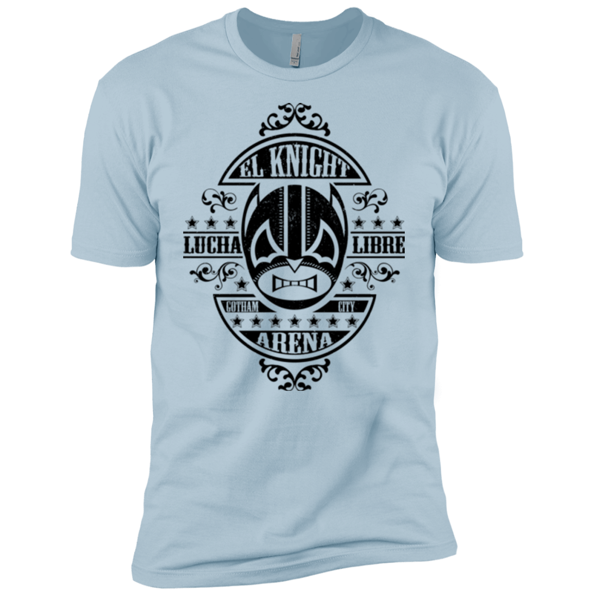 T-Shirts Light Blue / YXS Lucha Knight Boys Premium T-Shirt
