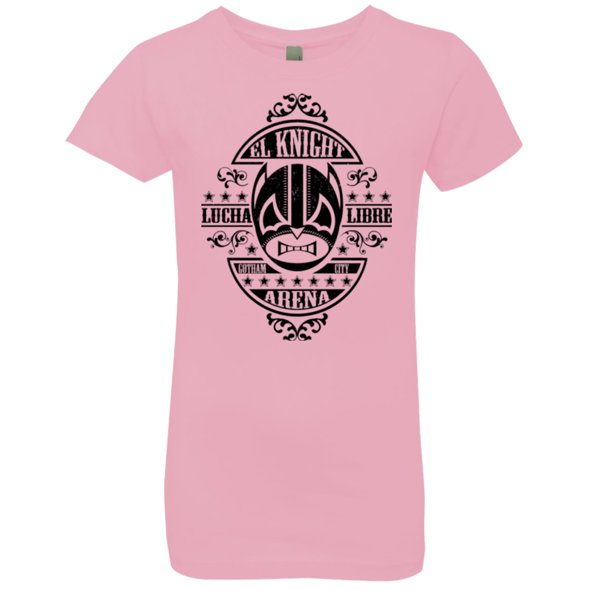T-Shirts Light Pink / YXS Lucha Knight Girls Premium T-Shirt