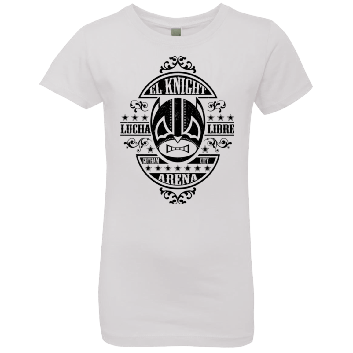 T-Shirts White / YXS Lucha Knight Girls Premium T-Shirt