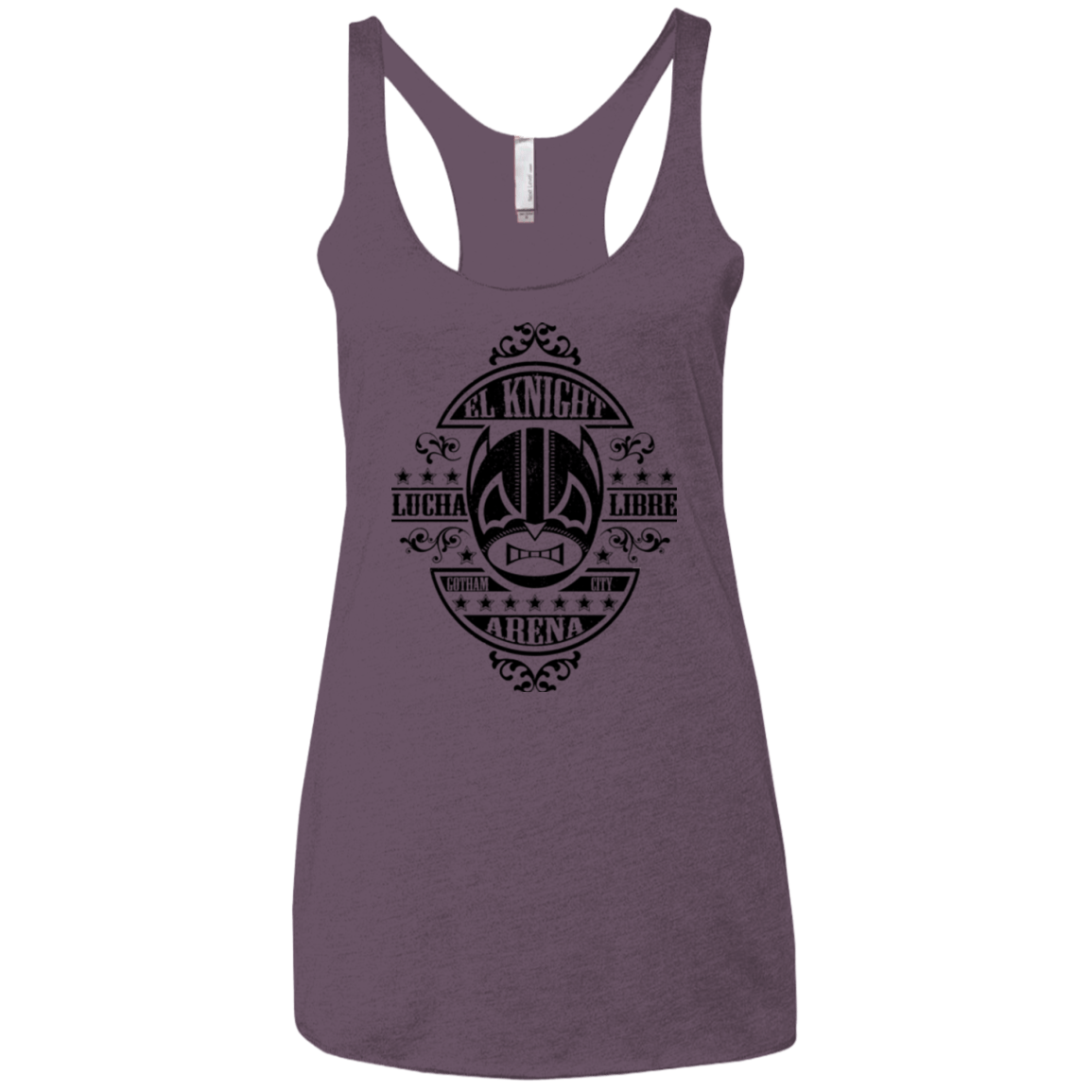 T-Shirts Vintage Purple / X-Small Lucha Knight Women's Triblend Racerback Tank