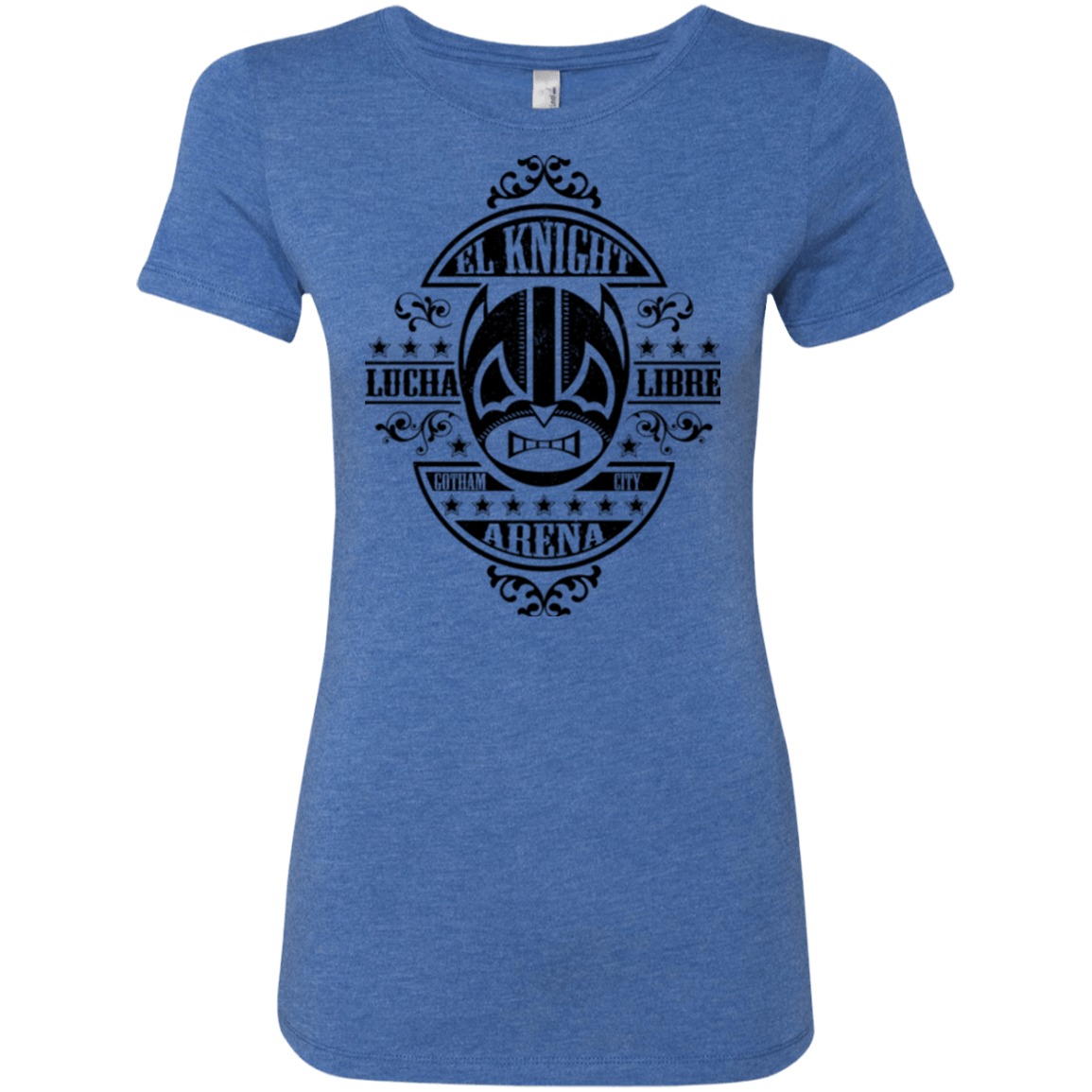 T-Shirts Vintage Royal / Small Lucha Knight Women's Triblend T-Shirt