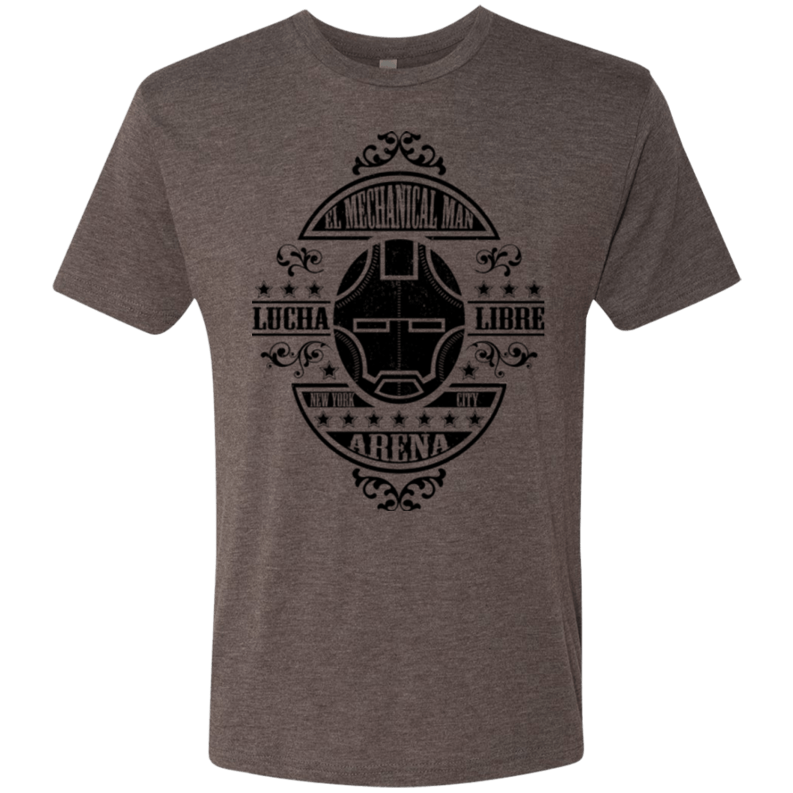 T-Shirts Macchiato / Small Lucha Mechanical Man Men's Triblend T-Shirt