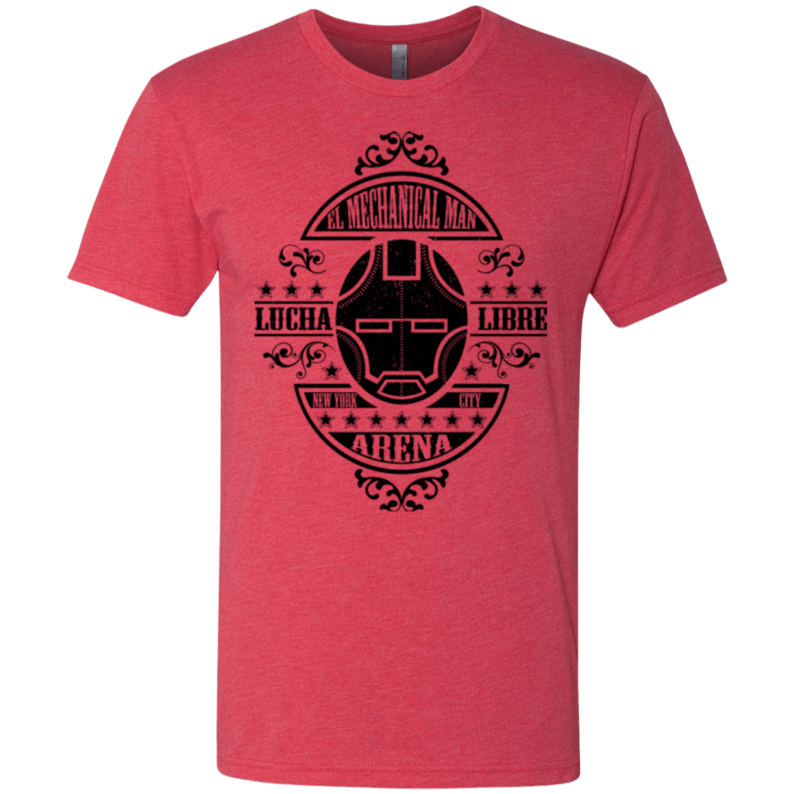 T-Shirts Vintage Red / Small Lucha Mechanical Man Men's Triblend T-Shirt