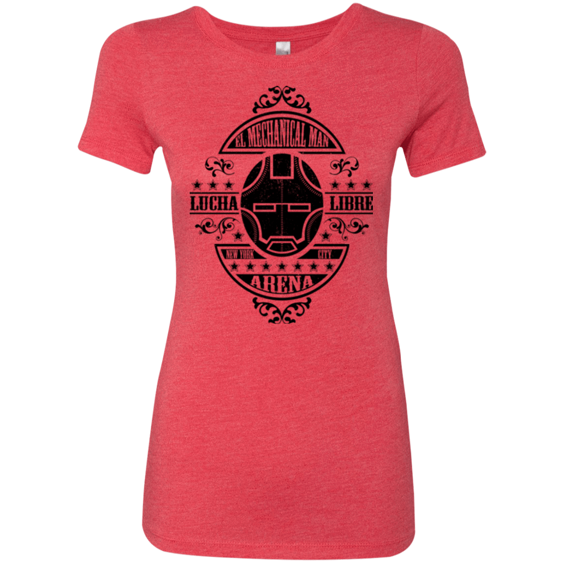 T-Shirts Vintage Red / Small Lucha Mechanical Man Women's Triblend T-Shirt