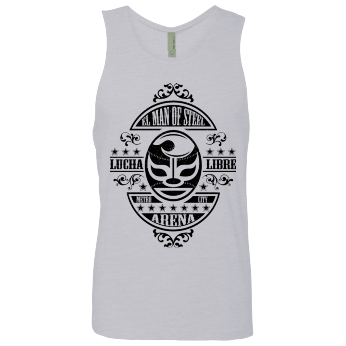 T-Shirts Heather Grey / Small luchamanofsteel Men's Premium Tank Top