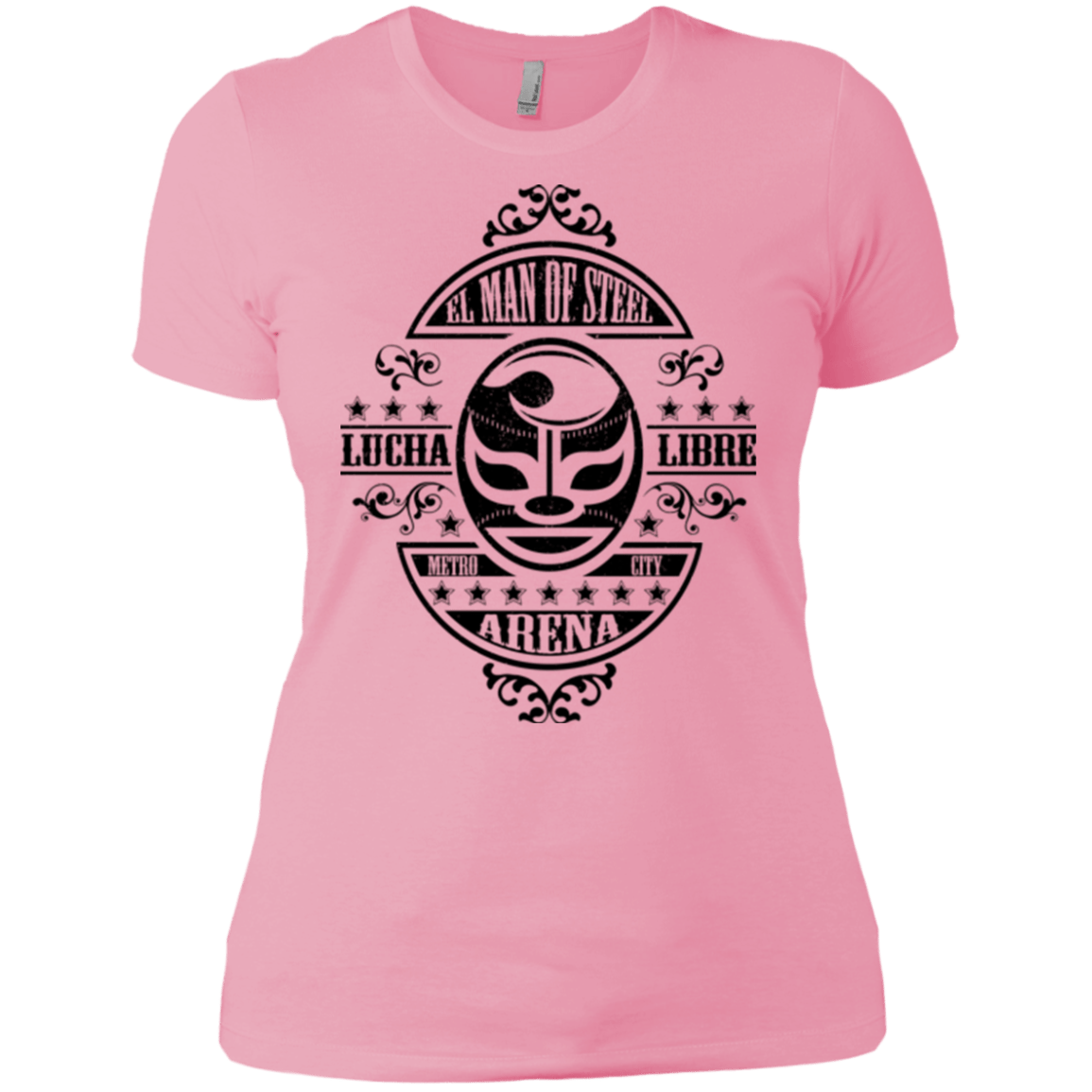 T-Shirts Light Pink / X-Small luchamanofsteel Women's Premium T-Shirt
