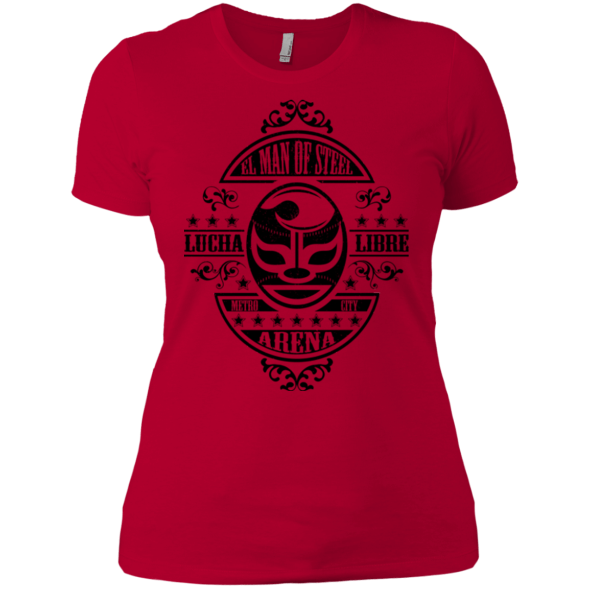 T-Shirts Red / X-Small luchamanofsteel Women's Premium T-Shirt