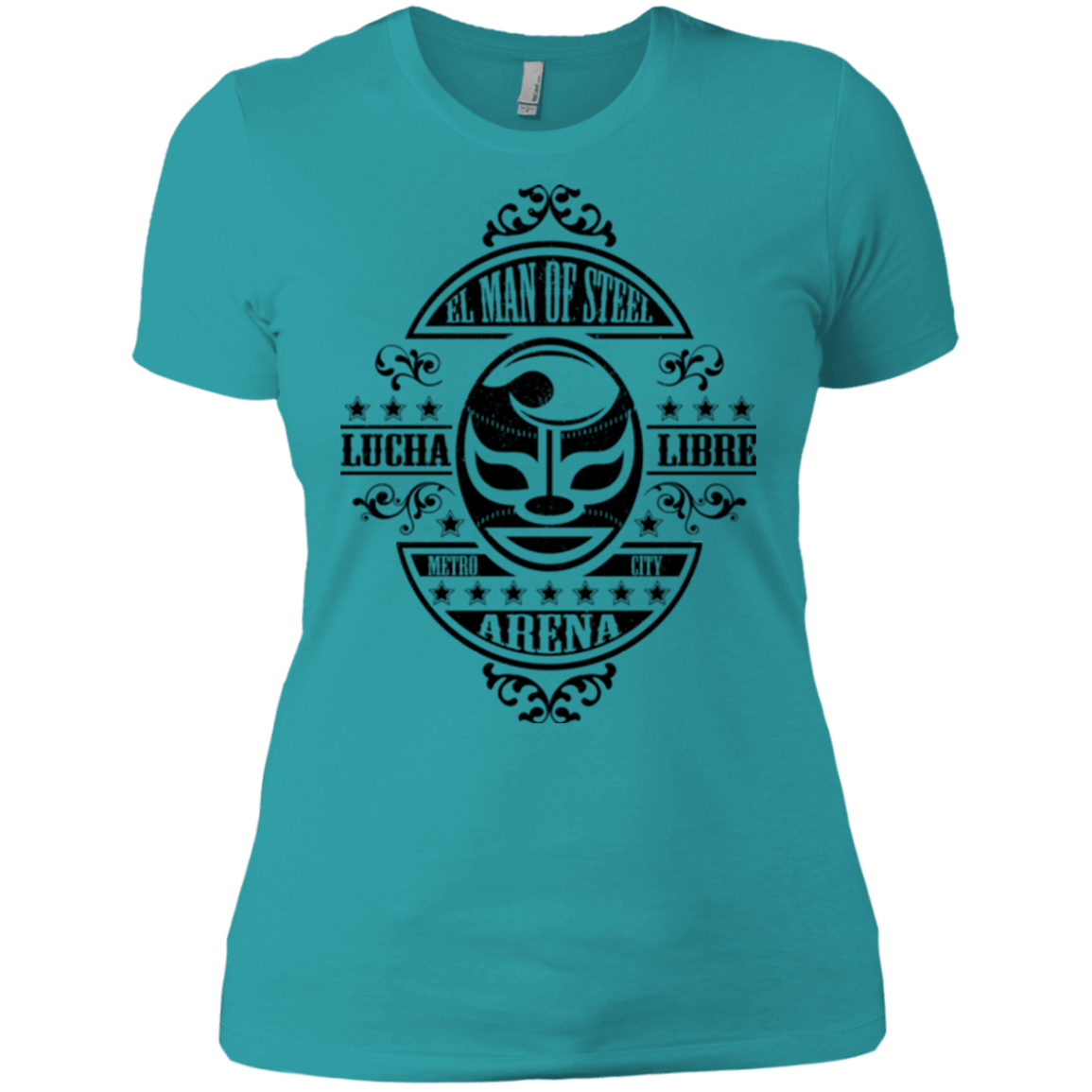 T-Shirts Tahiti Blue / X-Small luchamanofsteel Women's Premium T-Shirt