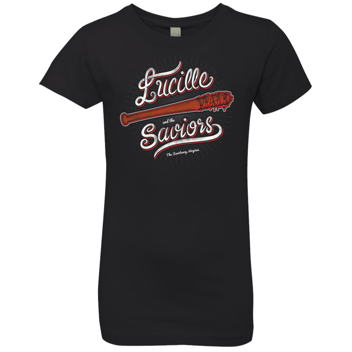 T-Shirts Black / YXS Lucille and the Saviors Girls Premium T-Shirt