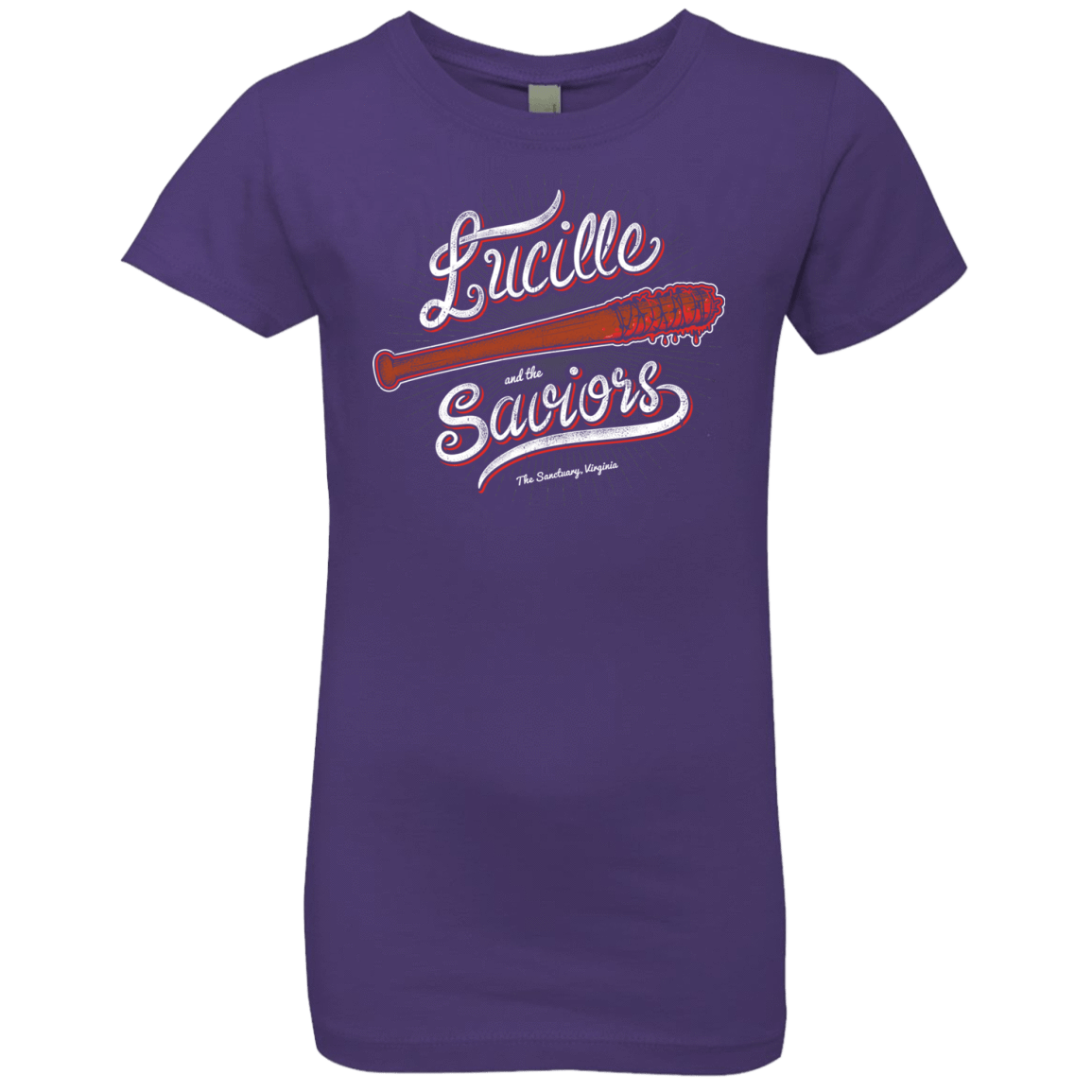 T-Shirts Purple Rush / YXS Lucille and the Saviors Girls Premium T-Shirt