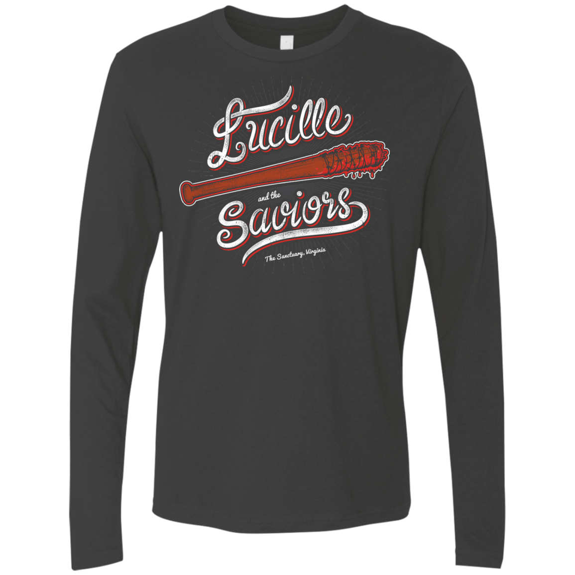 T-Shirts Heavy Metal / Small Lucille and the Saviors Men's Premium Long Sleeve